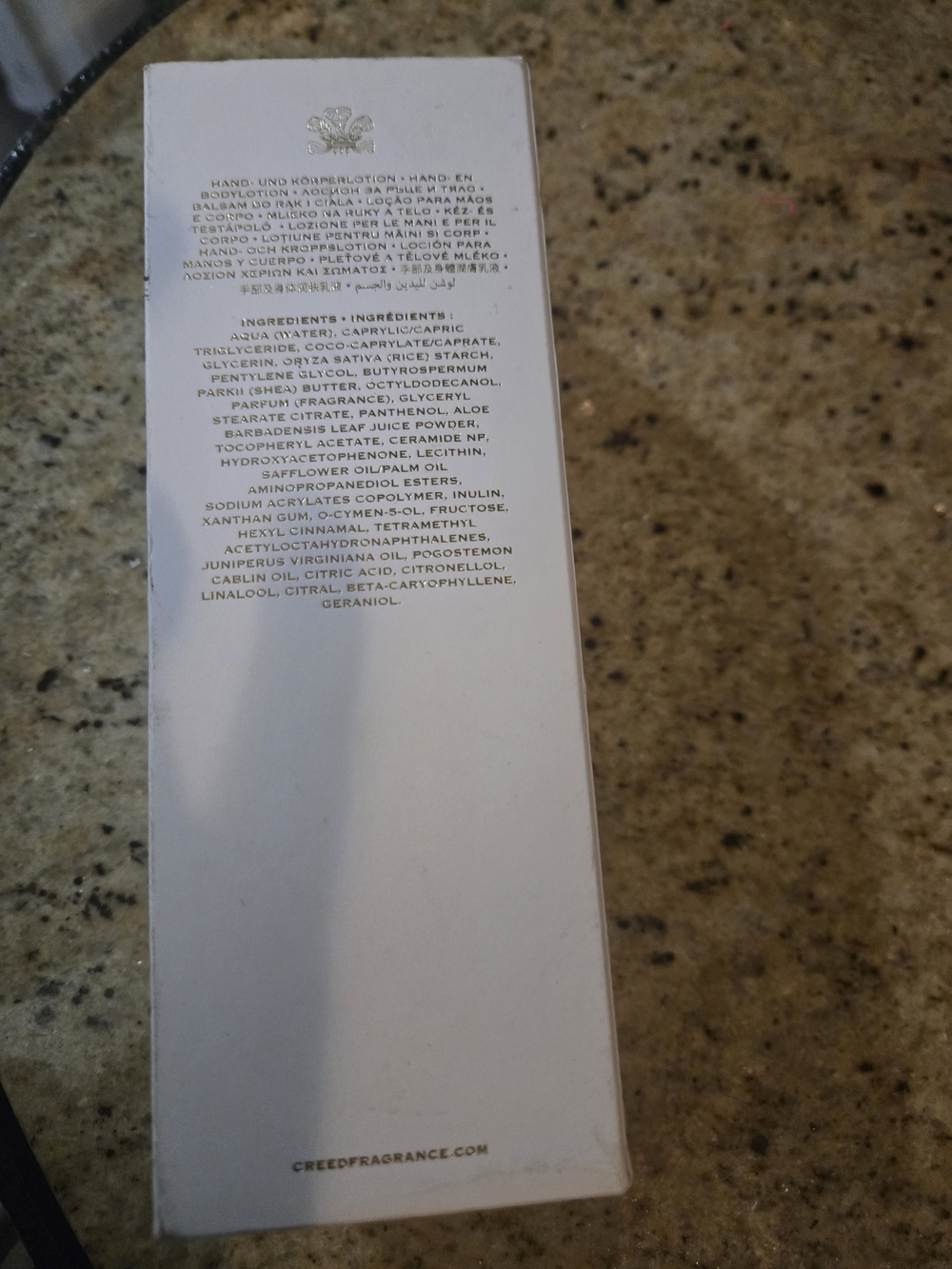 Creed Aventus for Her Hand & Body Lotion - White & Gold - Picture 2 of 4